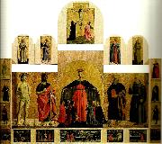Piero della Francesca polyptych of the misericordia oil